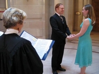 Civil marriage ceremony