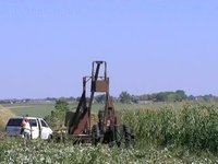 Trebuchet Pumpkin Launch - Slow Motion