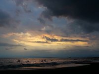 A day at a beach in Japan