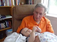 Grandfather and grandson