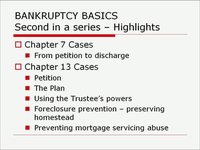 Bankruptcy Basics with James Carr
