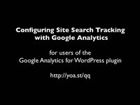 Configuring Site Search Tracking in Google Analytics