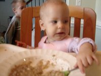 Willa Practices Her Spoon Skills