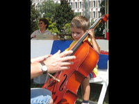 Jessie Plays Cello 9.12.2009