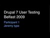 Drupal 7 Usability Testing
