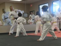 Karate Test for One Stripe White Belt