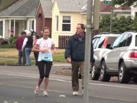 Natalie Running Portland Marathon