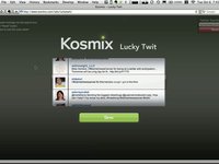 Lucky Twit  by Kosmix demo