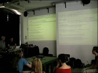 AVOL Presentation 1/2 @ Abertura2, 2008