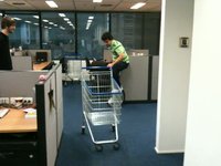 Unicycle at work (marcel)