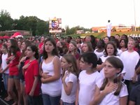 National Anthem - Milton vs. Campbell - 09/04/09