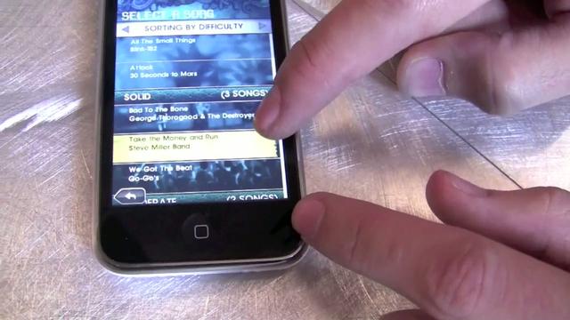 Rock Band for iPhone sneak peek