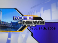 KOHD News at 5 PM, Sept. 24th, 2009