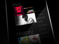 ZuneHD Interface Animations
