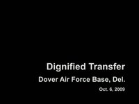 Dignified Transfer even at Dover Air Force Base, Del.