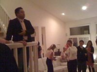 Attended a housewarming/breast cancer benefit tonight