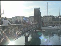 Bicycle Rush Hour in La Rochelle, France