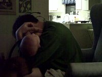 Asher Laughs at Daddy