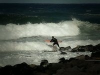slow motion surfing