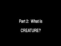 CREATURE FEATURE, PART TWO!