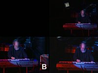 Test of 3 cameras at Enid concert