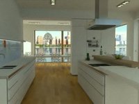 Architecture Visualization - Time lapse kitchen (Küche im Zeitraffer)