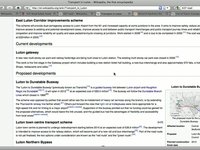 Using Wikipedia to communicate and consult on transport infrastrcture proposals
