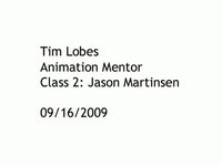 Animation Mentor Class 2 - Progress Reel