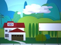 Popup-type animation test