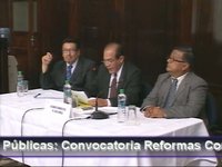Presentación de Alianza Evangélica a la comisión de legislación y puntos constitucionales. Proreforma