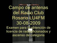 Campo de antenas Radio Club Rosario LU4FM
