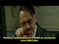 Hitler se entera que @elferrada ganará el @MrTuiter