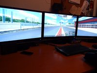 rFactor triple display