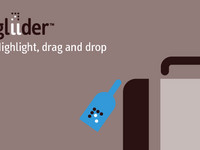 gliider hightlight, drag and drop