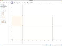 GeoGebra apprentissage - optimisation d'une aire