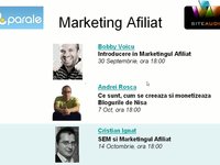 Webinar SEM si Marketing Afiliat
