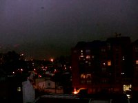 Thunders on a Rainy day in Bogota