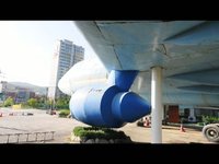 Seoul's ruined Jumbo Jet- Clipper Juan T. Trippe