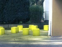 VFX test: Falling Cubes