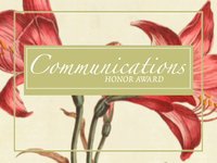 2009 ASLA Professional Awards, Communication Category