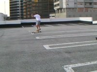 Parking Garage Longboard Sesh