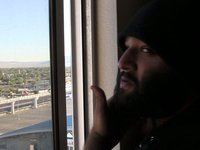 Sunny Dries His Beard