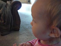 Zoey watches PaPaw Snore