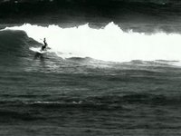Yann on longboard