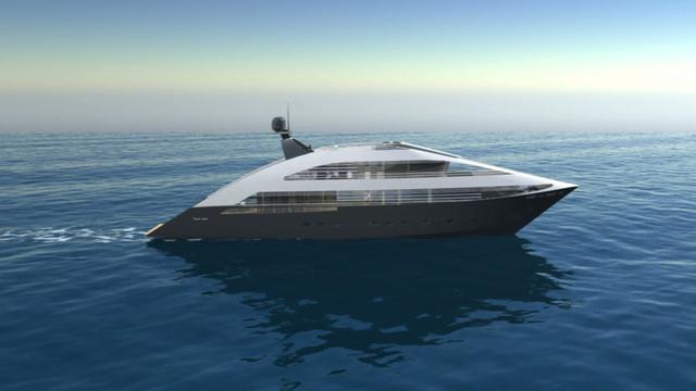 Animated movie of the Foster yacht