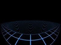 Spacetime Distortion Near a Black Hole