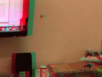 First 3D anaglyph test video
