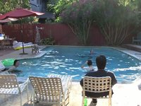 Bike into Pool