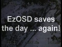 EzOSD outbound landing due to unknown interference