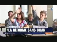 JT France 3 - La carte scolaire - 14 septembre 2009